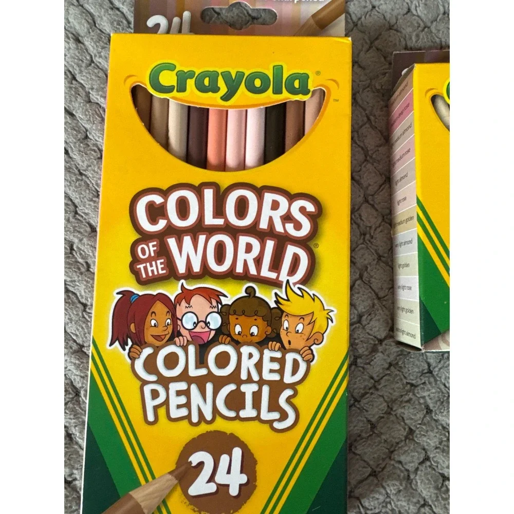 Crayola Colors of the World Colored Pencils Crayons and Pastel Crayons Set 4pk